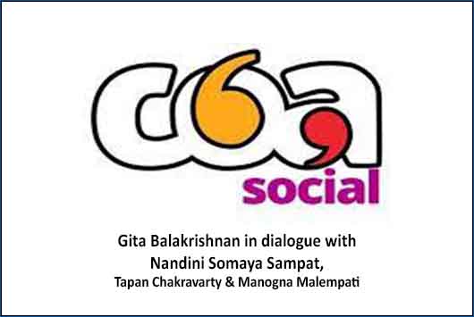Gita Balakrishnan in dialogue with Nandini Somaya Sampat, Tapan Chakravarty & Manogna Malempati